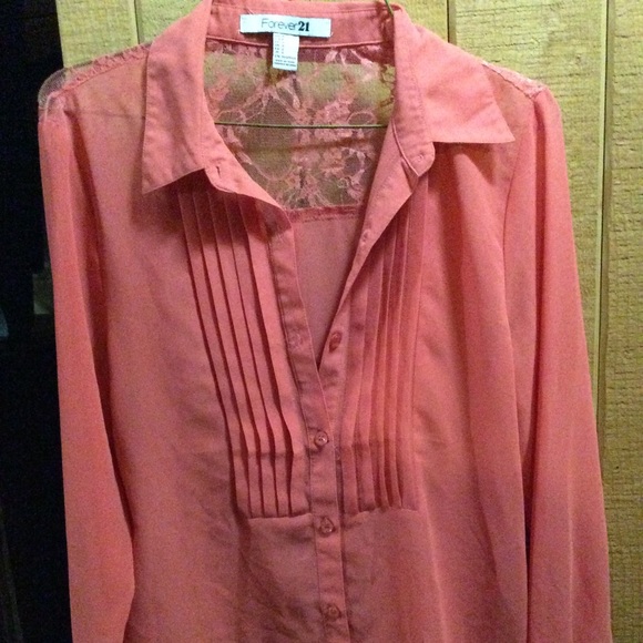 Sheer button down - Picture 2 of 3